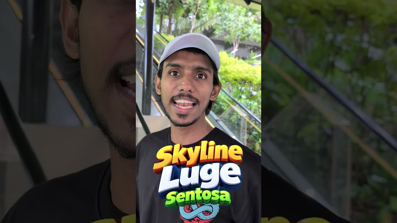 Vaanga Skyline Luge Sentosa Polam🥳❤️ #shorts #shortsfeed #vlog #trending #shotsvideo #nrfm