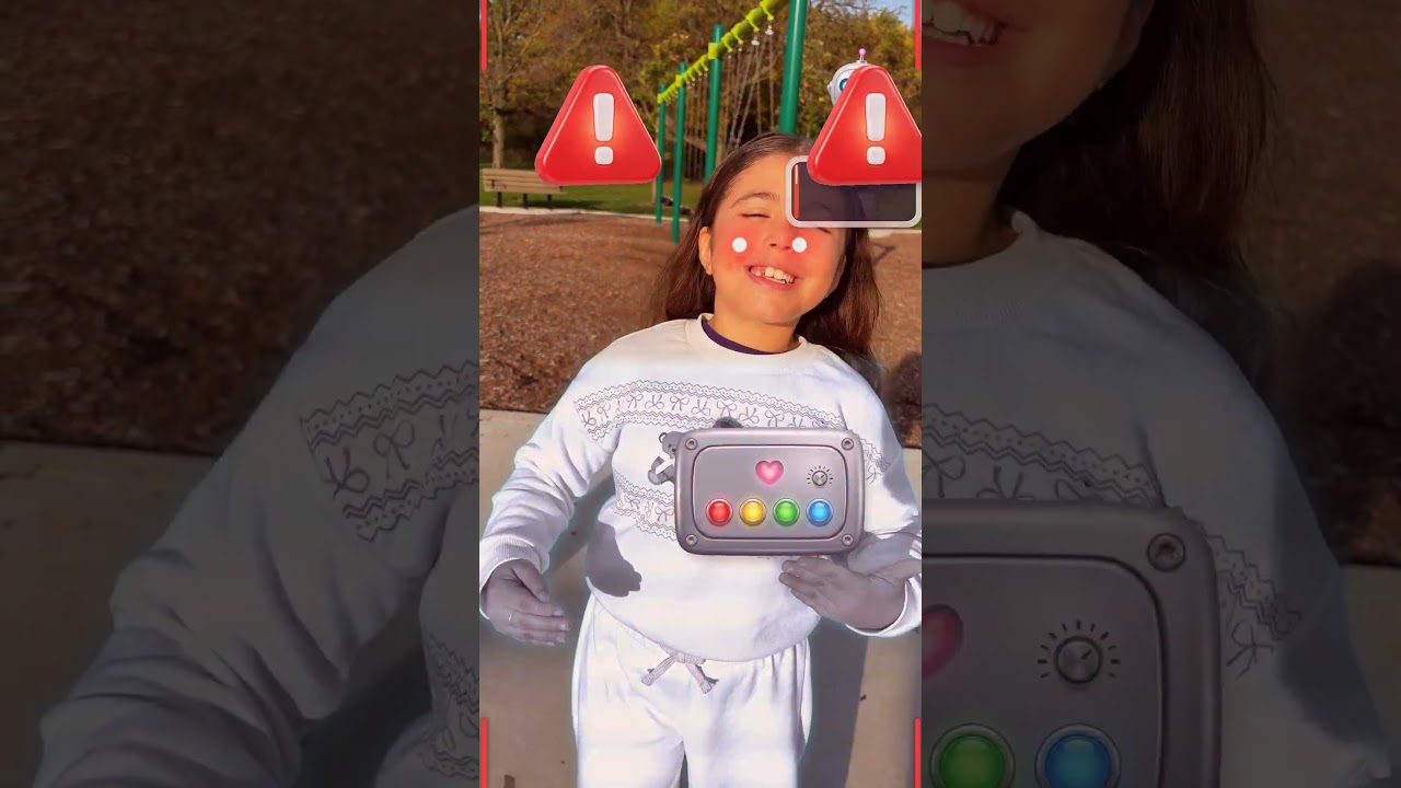 My Sister Turned Into a Robot! 🤖 Kindness Level ZERO?! #shorts