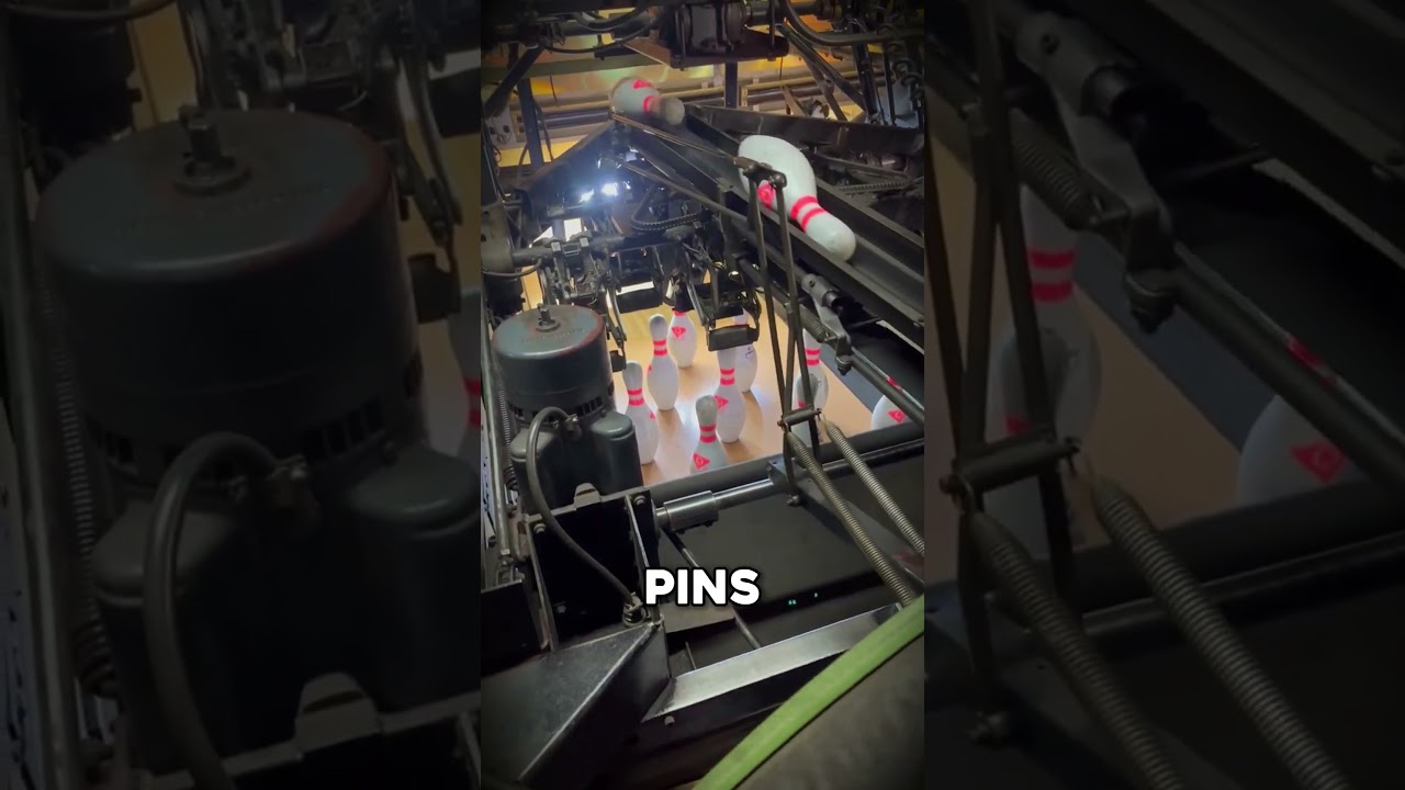 WHY ARE BOWLING PINS SET THIS WAY 🤔🎳 #funfacts #bowling #viral #shorts