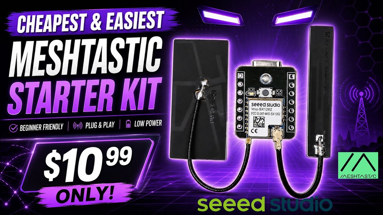 BEST Meshtastic Starter Kit Setup Guide | Flashing, Build & App Configuration! XIAO ESP32S3 