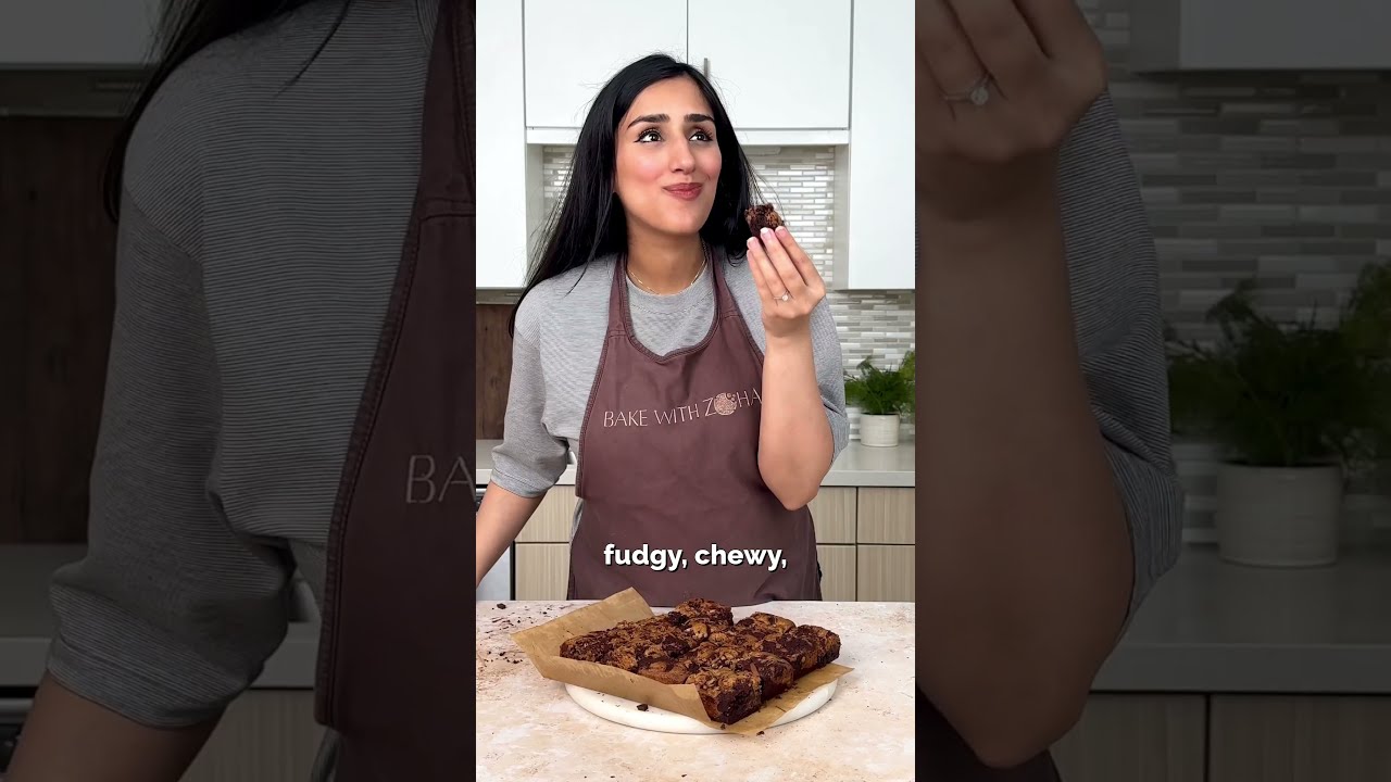 Brown Butter Brookies 🍫 (brownies + cookies in one pan!)