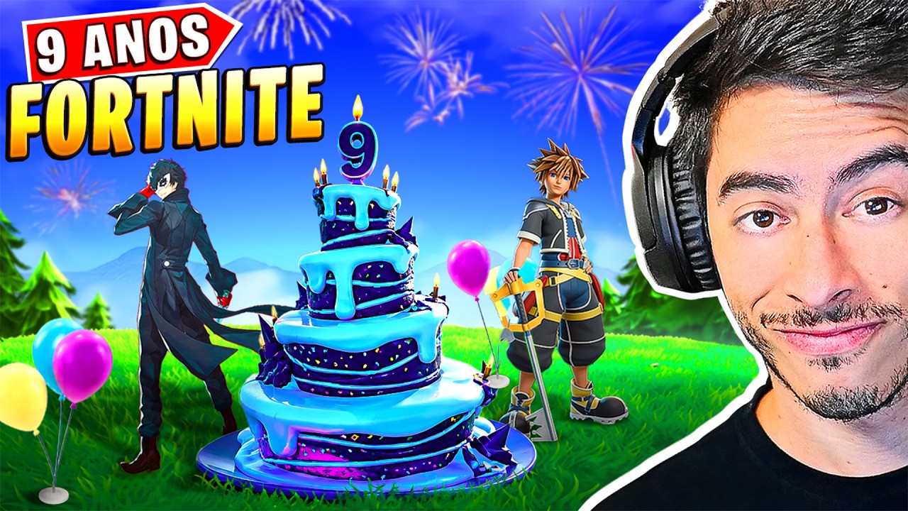 O ANIVERSÁRIO DO FORTNITE TROUXE TODO MUNDO!