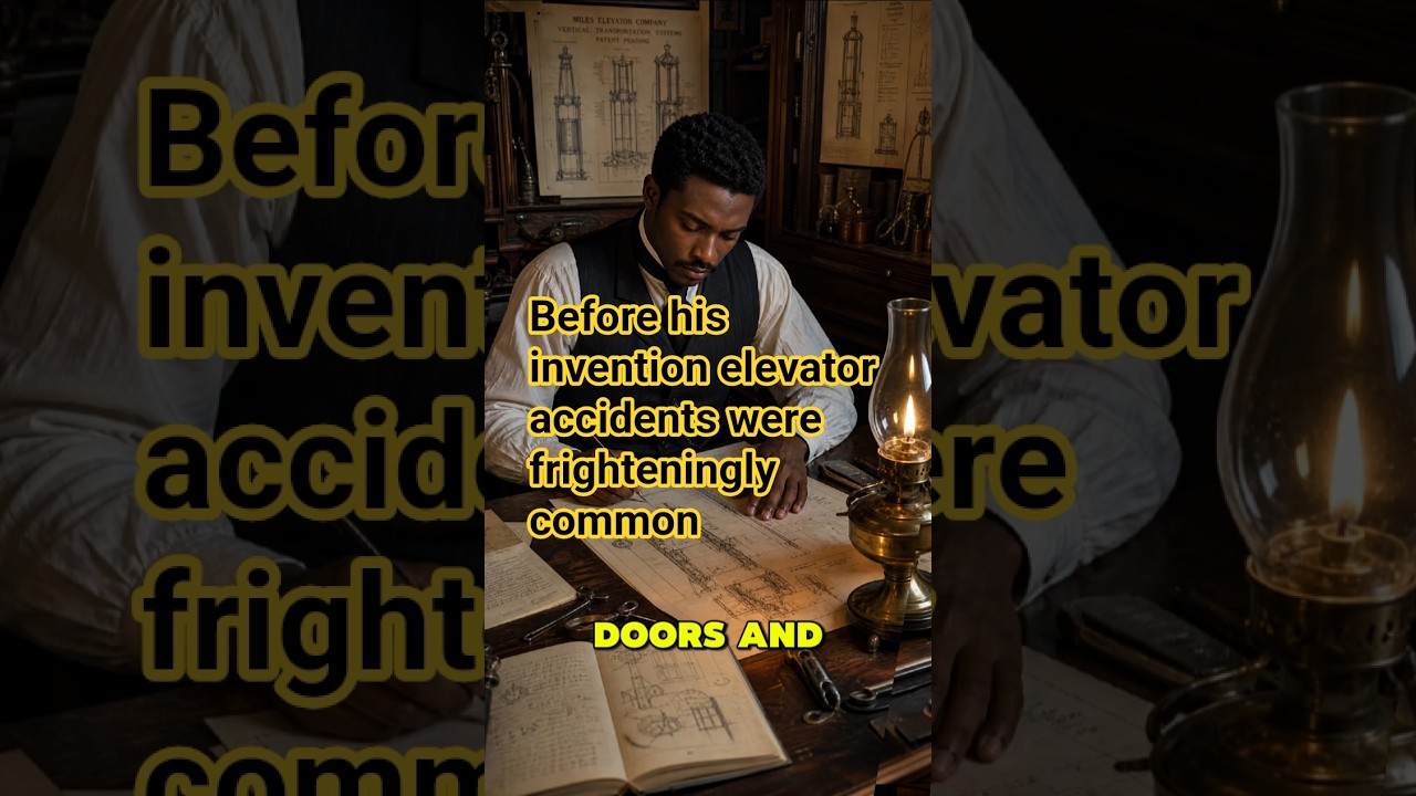 The Black Inventor Who Made Elevators Safe #history #youtubeshorts #blackhistory #soulnation