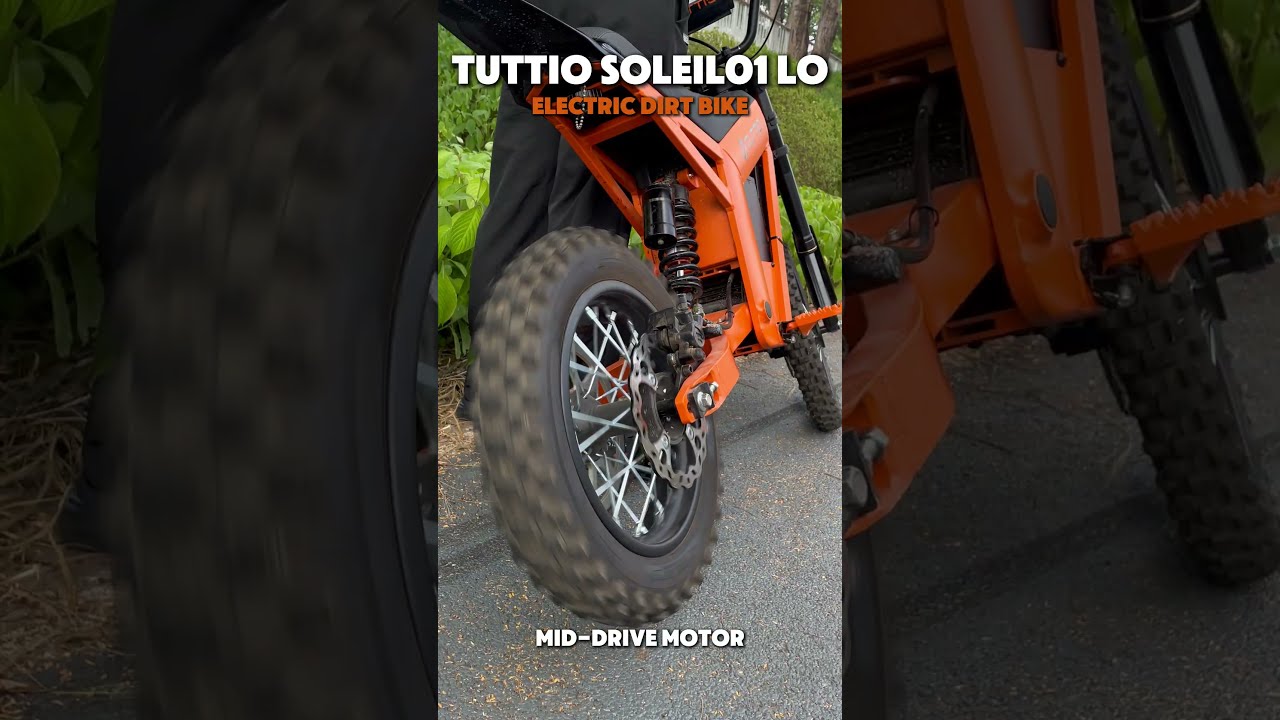 🎃 Pumpkin Orange + Electric Power! 🏍️🧡 The ULTIMATE Halloween Gift? | Tuttio Soleil01 LO Dirt Bike