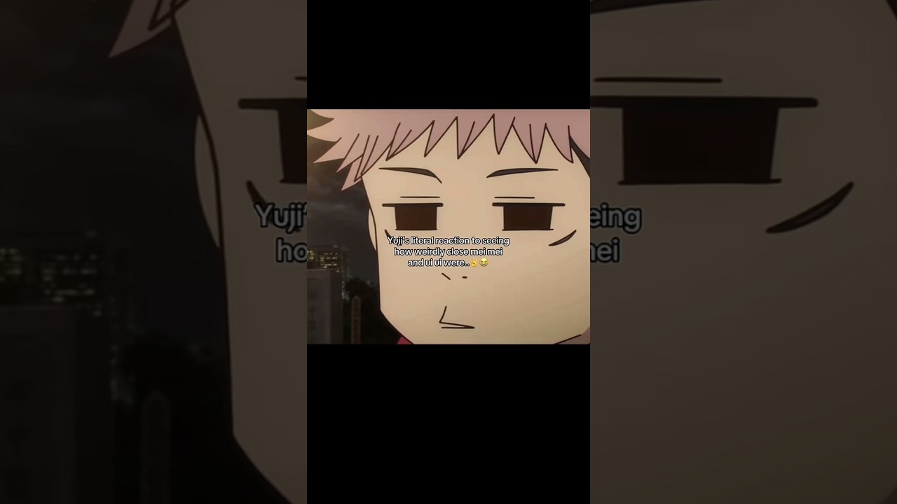 Yuji instantly saw there‘s something wrong 😭 #yuji #yujiitadori #meimei #uiui #jjk #jujutsukaisen
