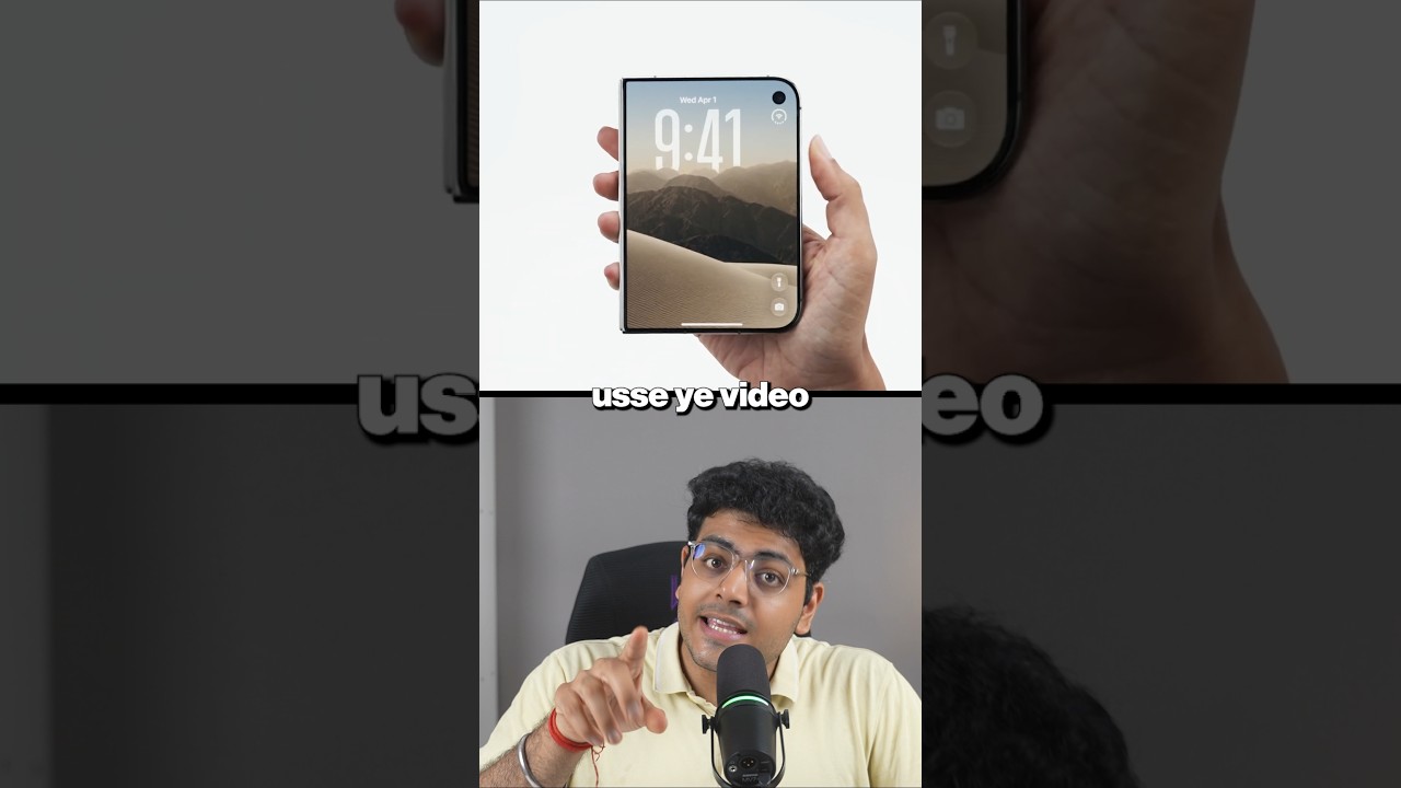 iPhone Duo Fold phone for Rs. 4.5 Lakh 😭