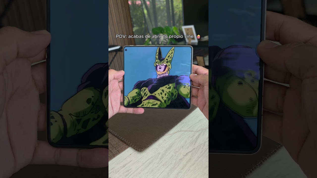 🍿OPPO Find N6 Convierte tu celular plegable en un cinema portátil #cine #dragonball