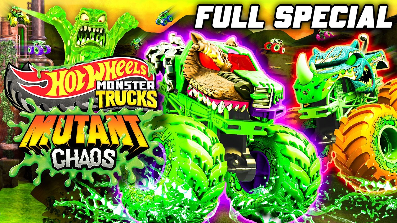 Wreckin' Wolf Unleashes MUTANT CHAOS! | Hot Wheels Monster Trucks | SPECIAL