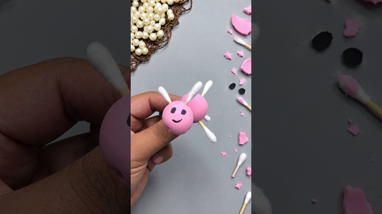 Easy origami ll make a little ant from clay  craft ideas for kids destroy reverse video #shorts #ant