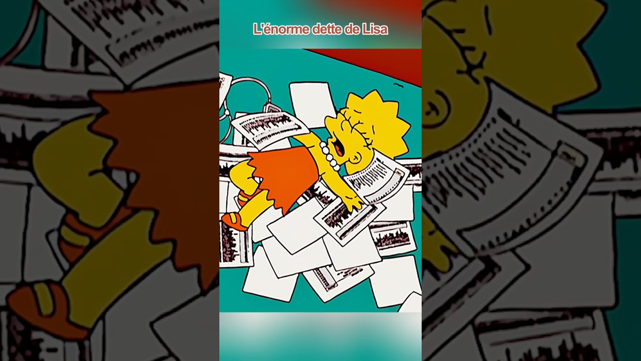 L’énorme dette de Lisa #ly6F #foryou #simpsons #short