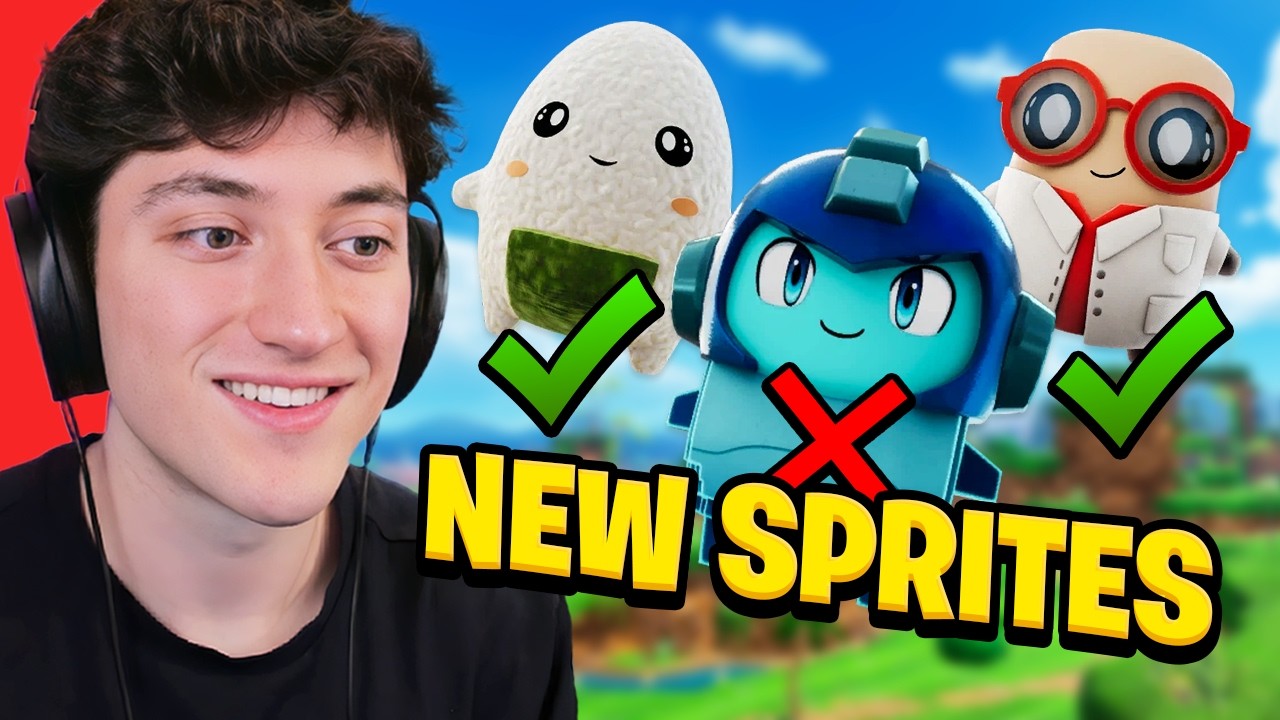 🔴LIVE - Finding Every NEW Sprite in Fortnite Update!