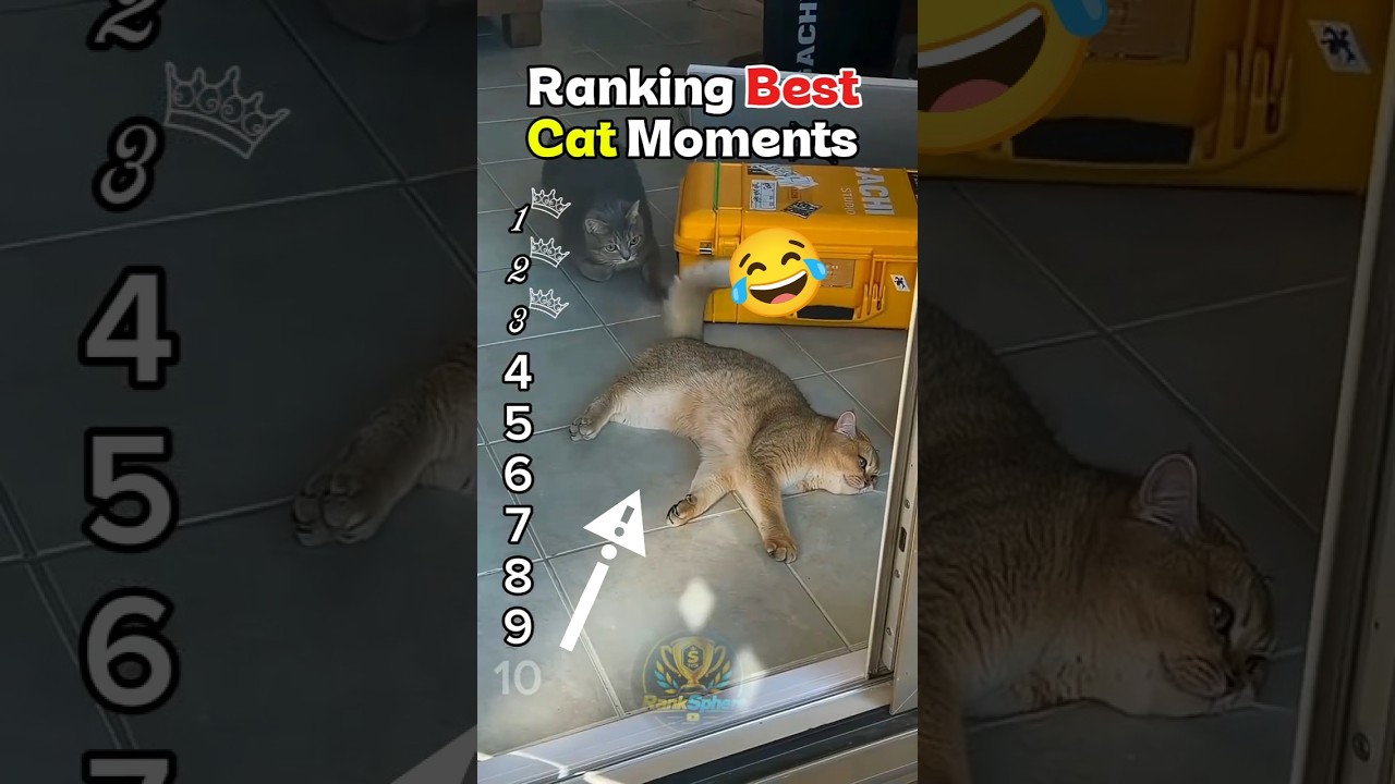 Ranking Best Cat Moments 😂 #shorts #funny
