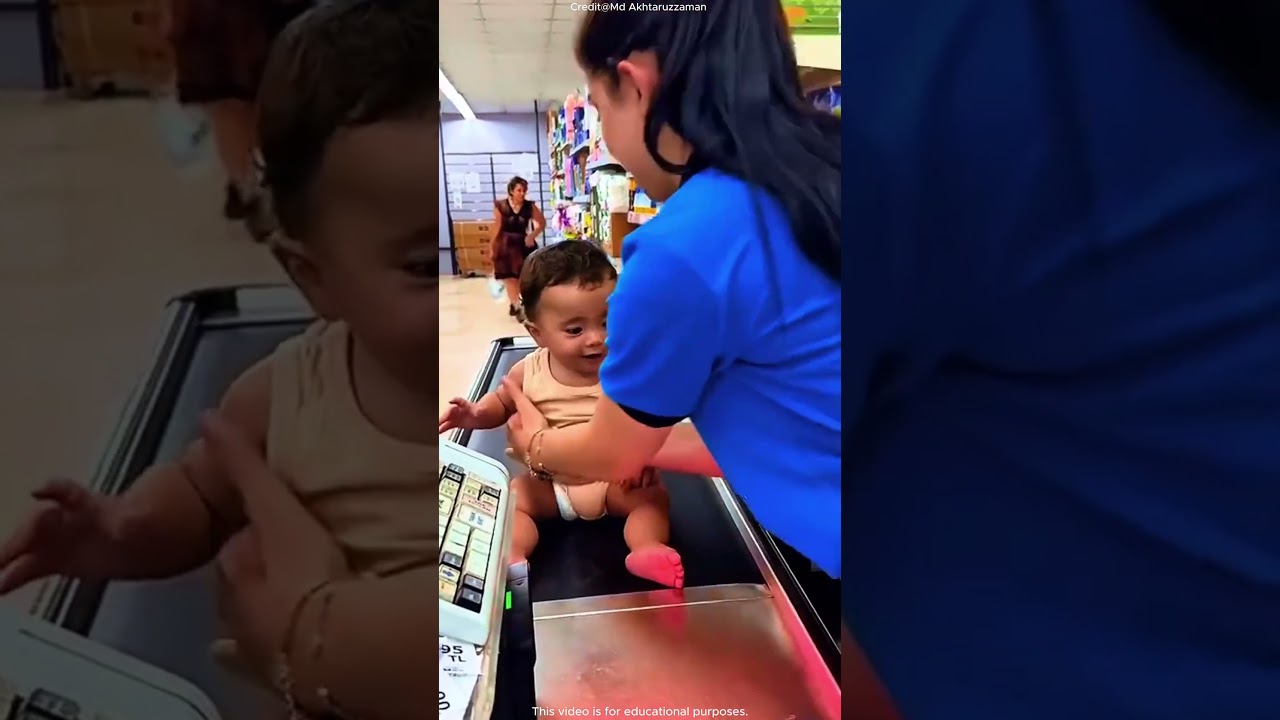 🛒 Babies from Supermarket? 😄#shortvideo