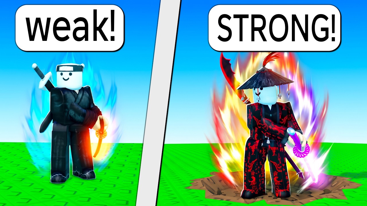 I Went From WEAKEST to STRONGEST Katana on Roblox