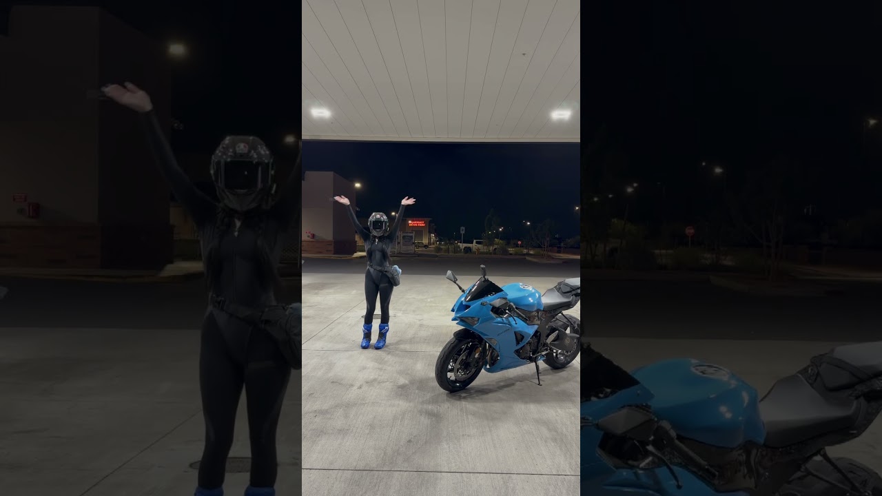 Turning into a bike @ittybittymaeee  #motorcycle #bikergirl #biker