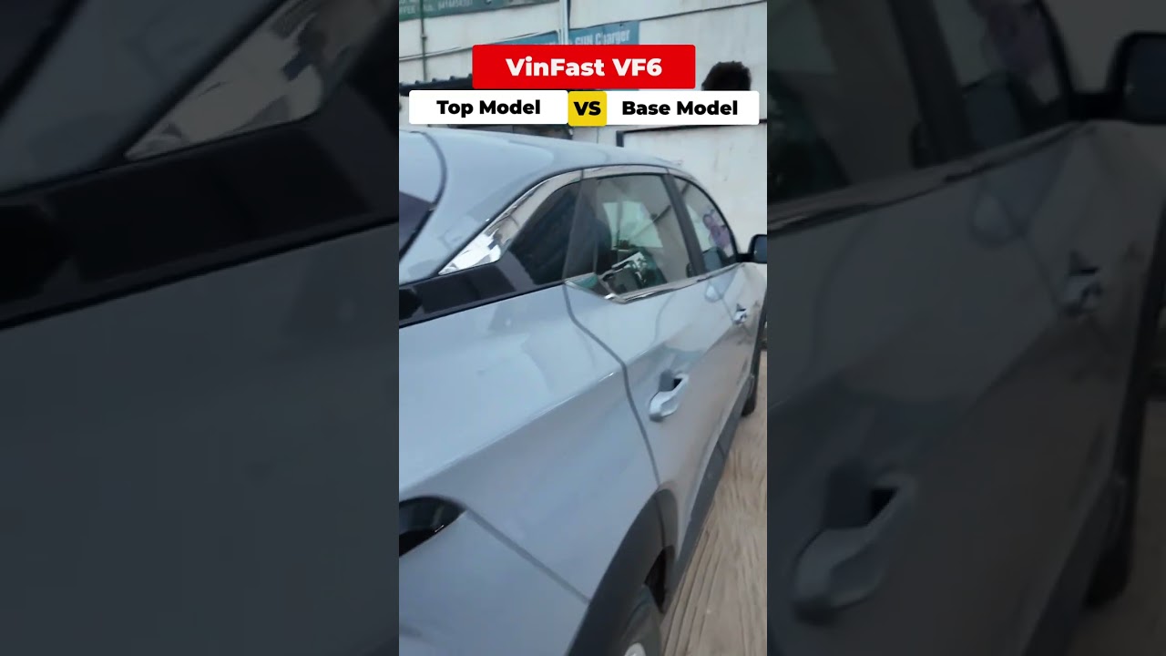 VinFast VF6 Base vs Top Model Car Features Comparison #shorts