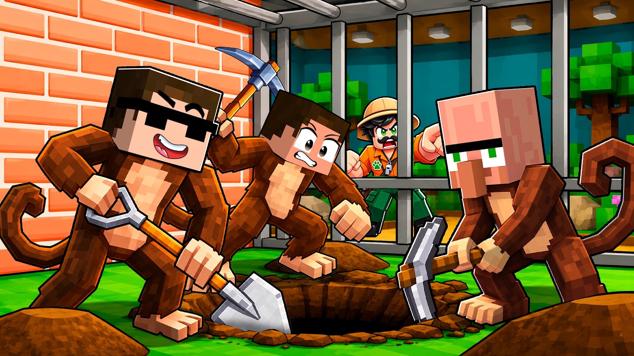 Dig to Escape Monkey Zoo in Roblox..