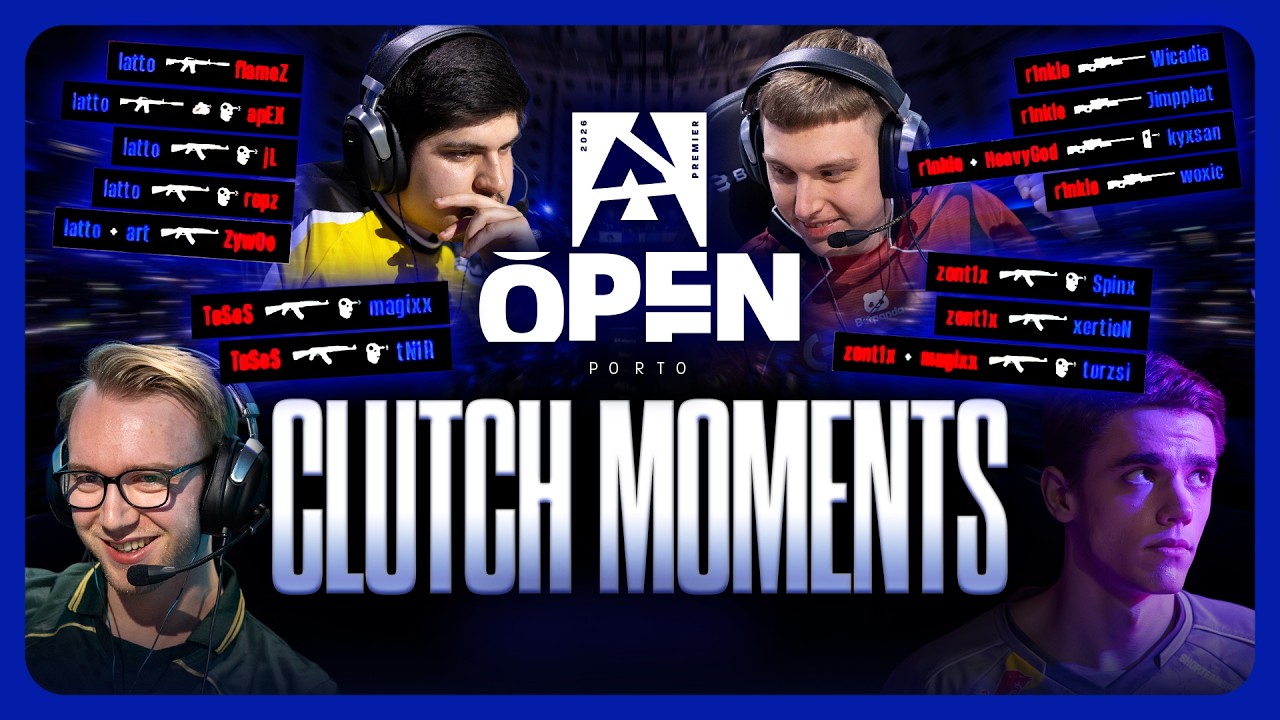 BEST CLUTCHES of BLAST Premier Open Porto 2026