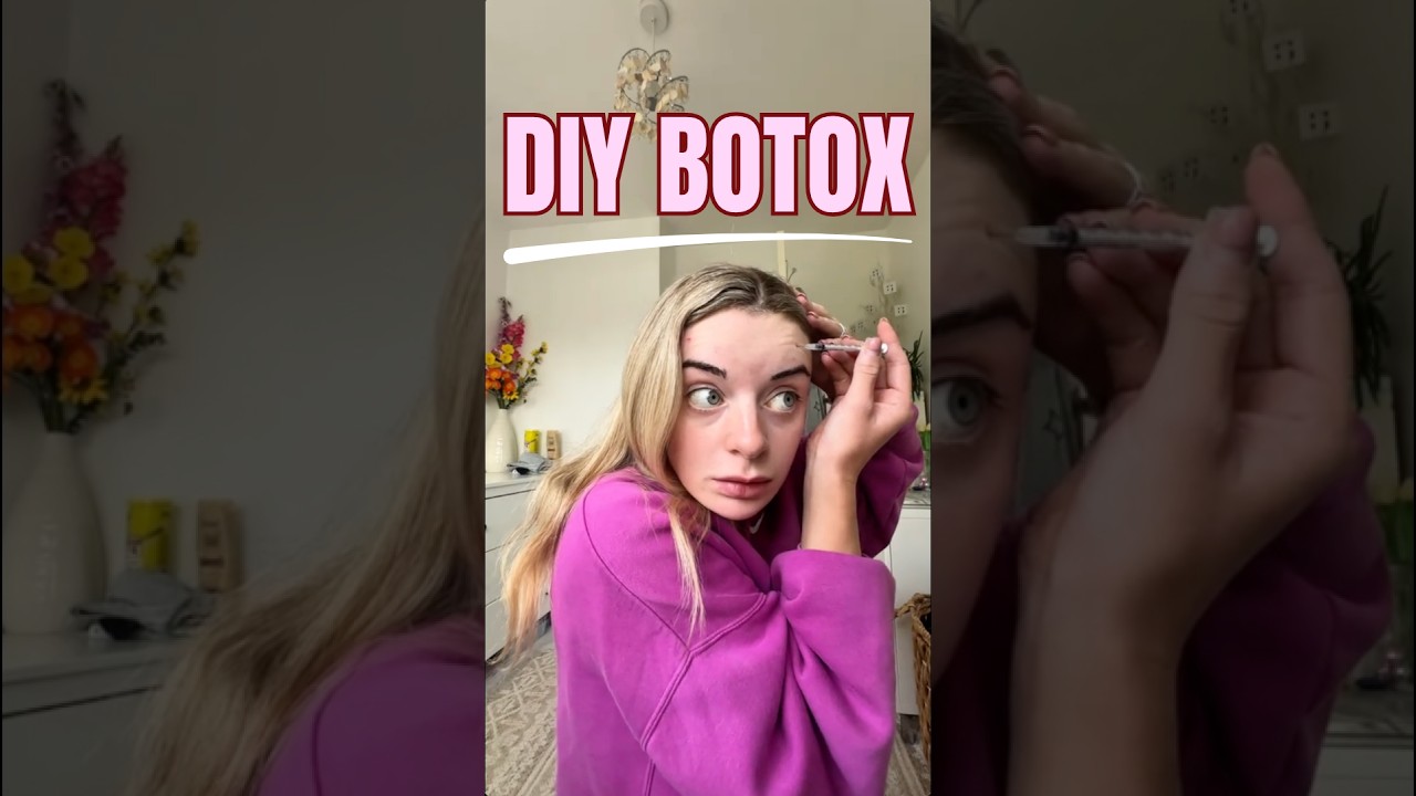 DIY botox is a disaster waiting to happen...