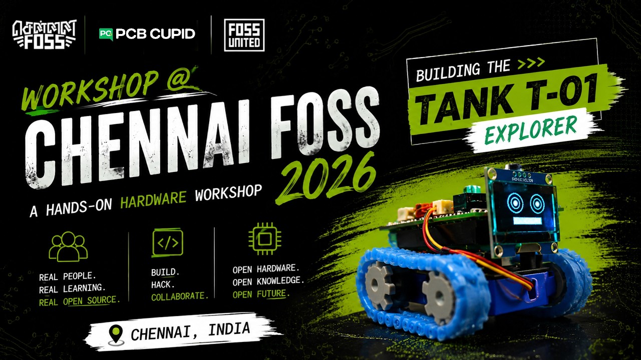 Tank T-01 Explorer Workshop at FOSS United Chennai