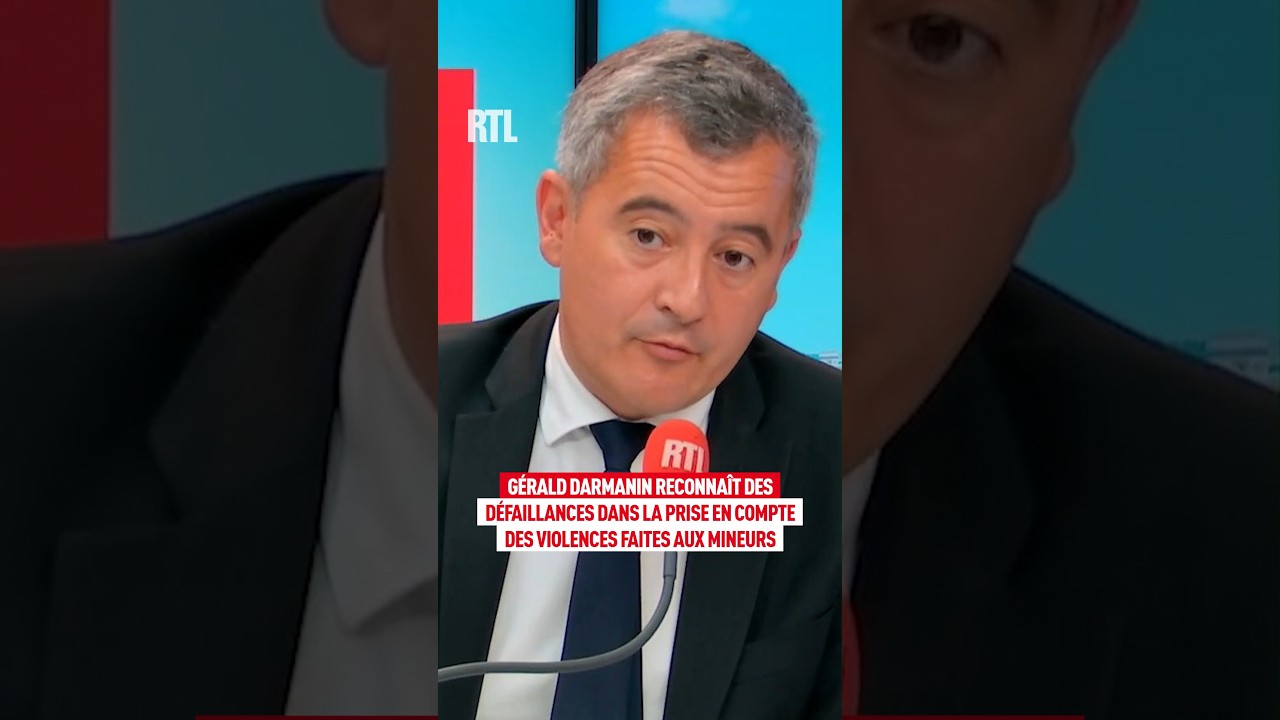 Gérald Darmanin reconnaît des défaillances dans la prise en compte des violences faites aux mineurs.