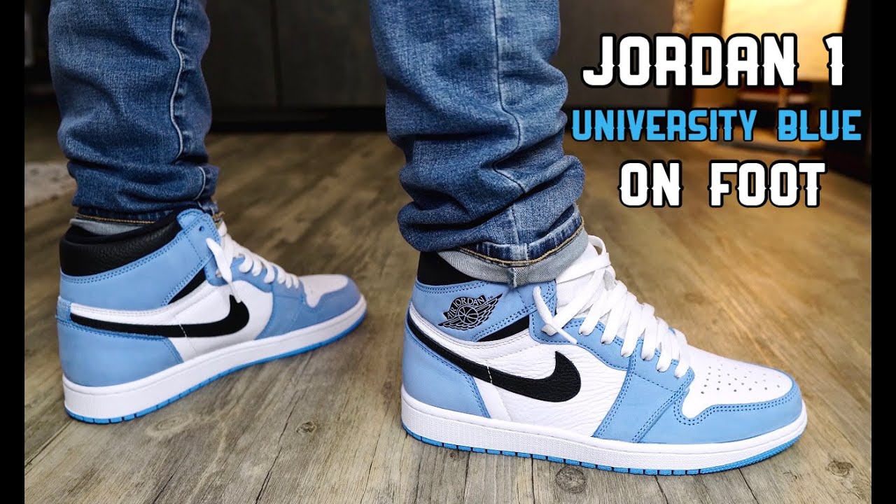 Jordan 1 University Blue Review and On Foot