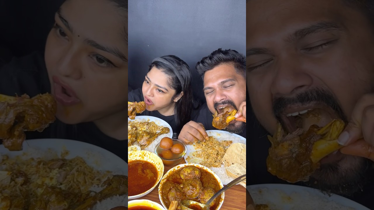 SPICY MUTTON NALLI EATING CHALLENGE 🥵🌶️ #shorts #maddyeats #mukbang