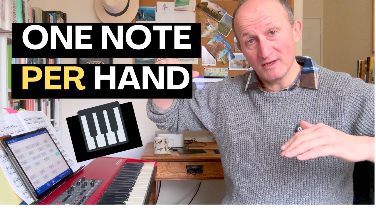 One Note Jazz Piano Improvisation (Two Part Method)
