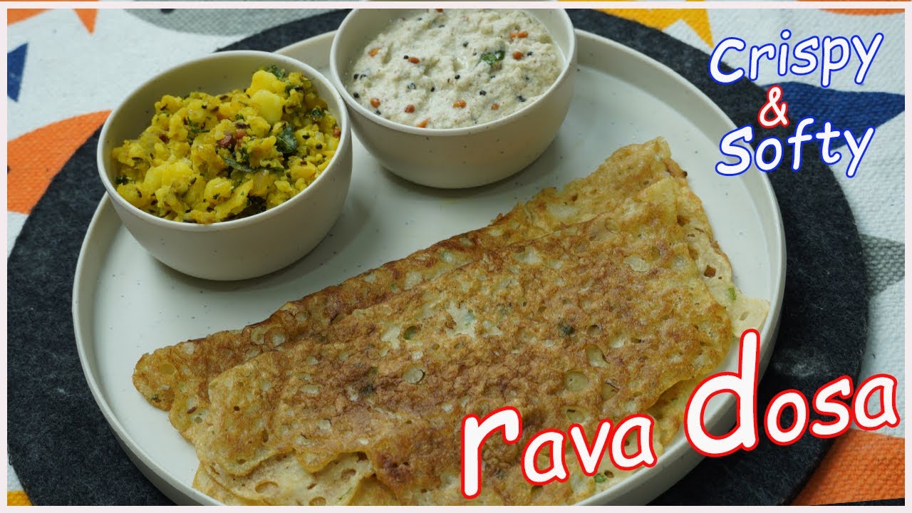 Rava Dosa | Making Crispy Rava Dosa at Home is So Satisfying and Delicious! | #food #breakfast #easy