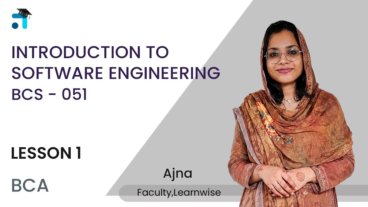Lesson 1 (Block 1) | Introduction to Software Engineering | BCS051 | Kerala's No.1 IGNOU Coaching