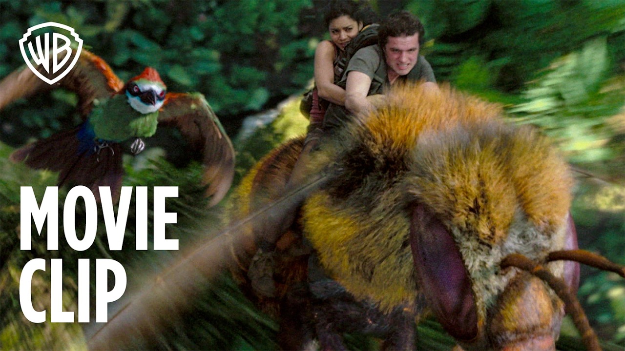 Journey 2: The Mysterious Island | Giant Bee Escape! | Movie Clip | Warner Bros. Entertainment