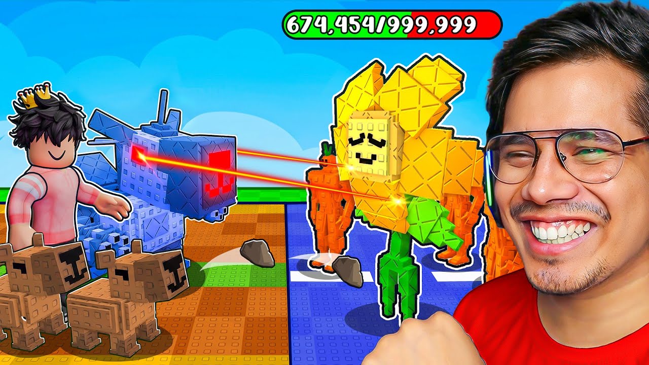 CAPYBARA VS PLANTS ROBLOX 😱
