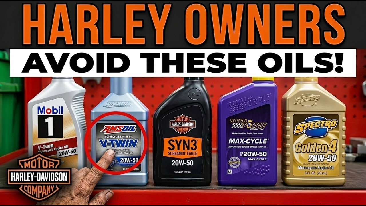 Never Use These 8 Oils For Your Harley (And 2 That Protect the V-Twin)