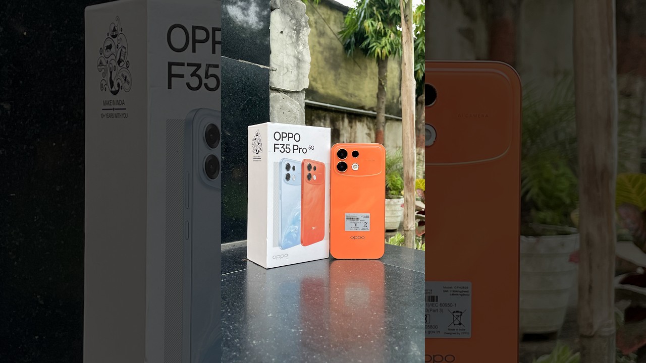 Oppo F35 pro Unboxing & Review | Oppo F35 Pro Features ⚡ #unboxingshorts #asmr #oppofseries #shorts