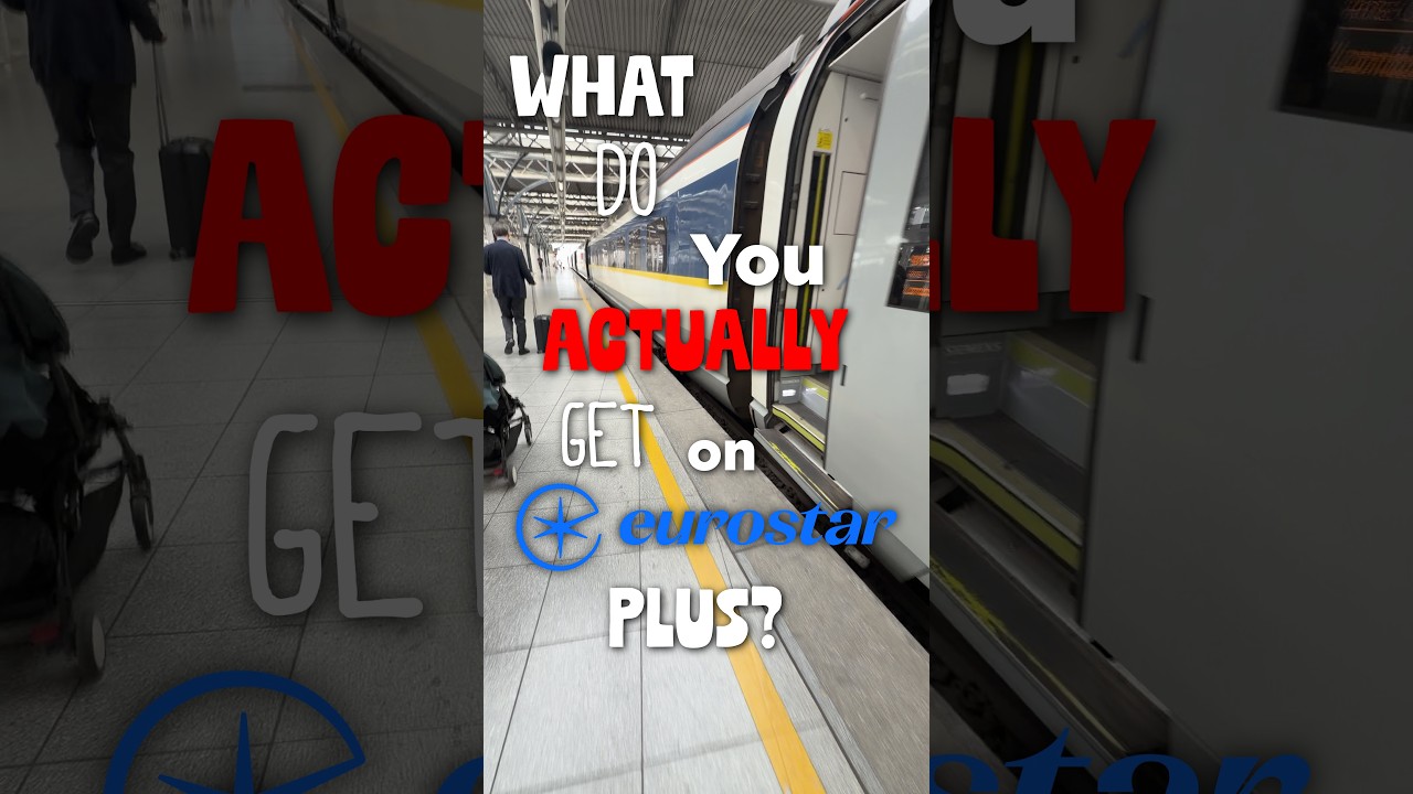 Is Eurostar Plus Worth It? #shorts #shortsfeed #youtubeshorts #travel #food #eurostar #train