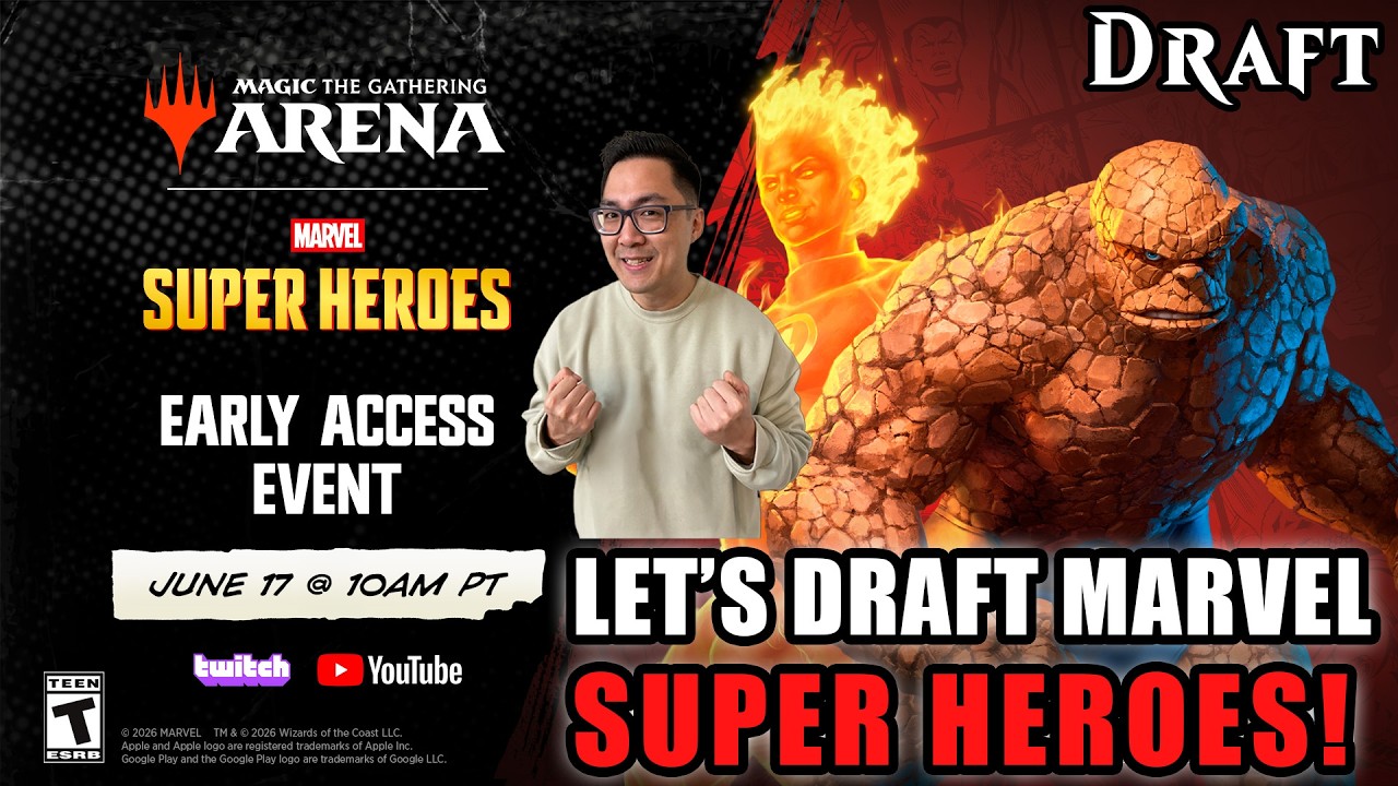 Let's Draft Marvel Super Heroes! | Marvel Super Heroes Draft | Early Access Event | MTG Arena