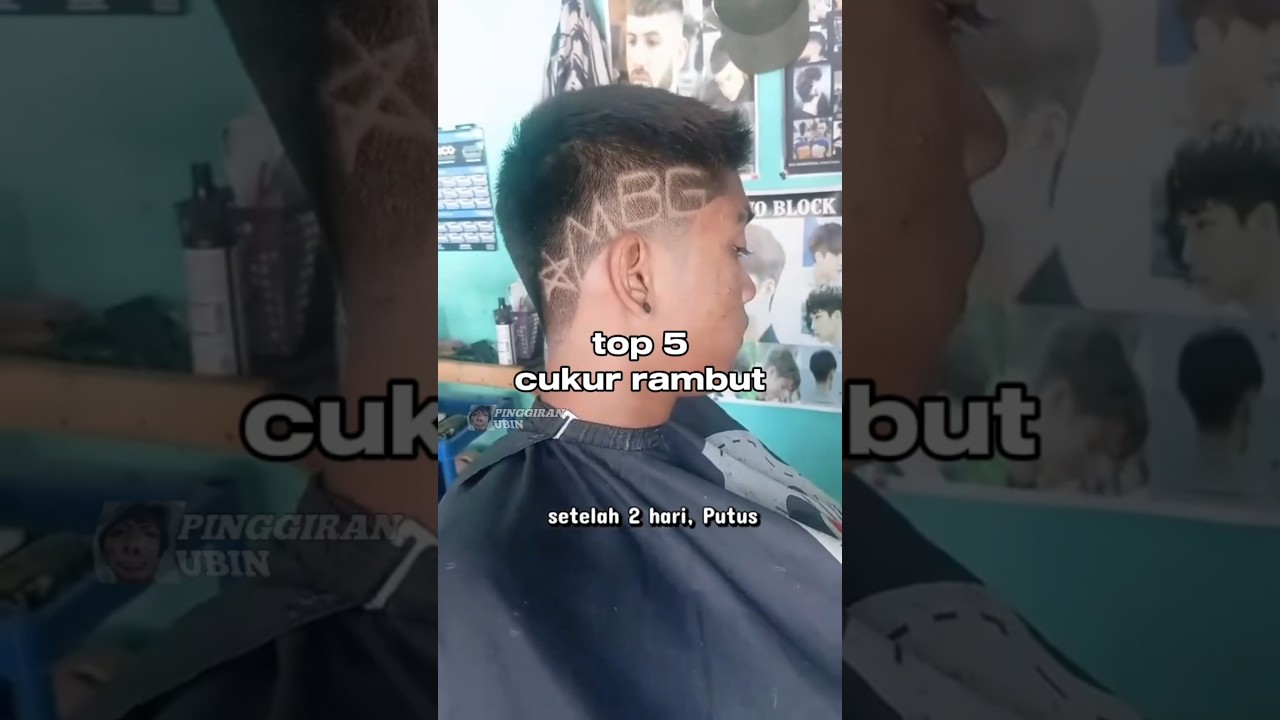 top 5 cukur rambut 😂