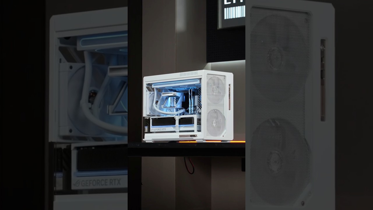 The Cleanest White ROG Gaming PC! AMD 9800X3D + RTX 5080 Astral😱 #pcbuild #gaming #amd #rog