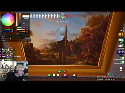 xQc is an ARTIST Playing MECCHA CHAMELEON with Friends