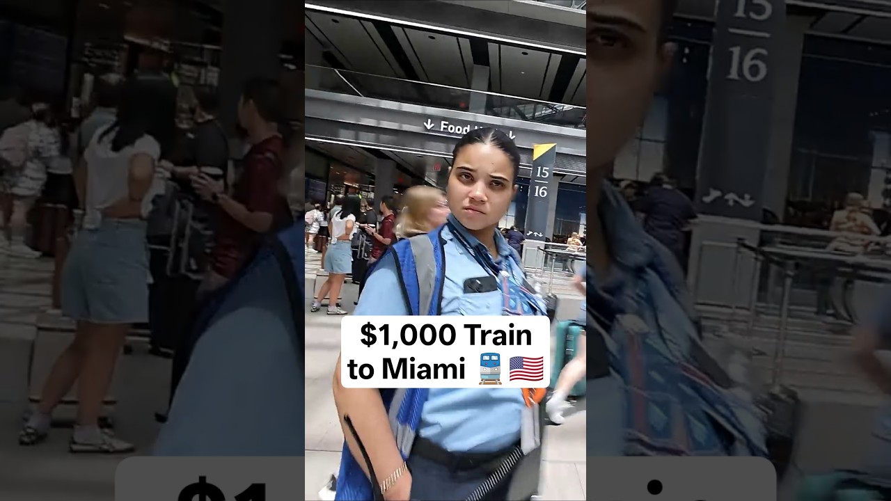 $1,000 Train To Miami 🚆🇺🇸