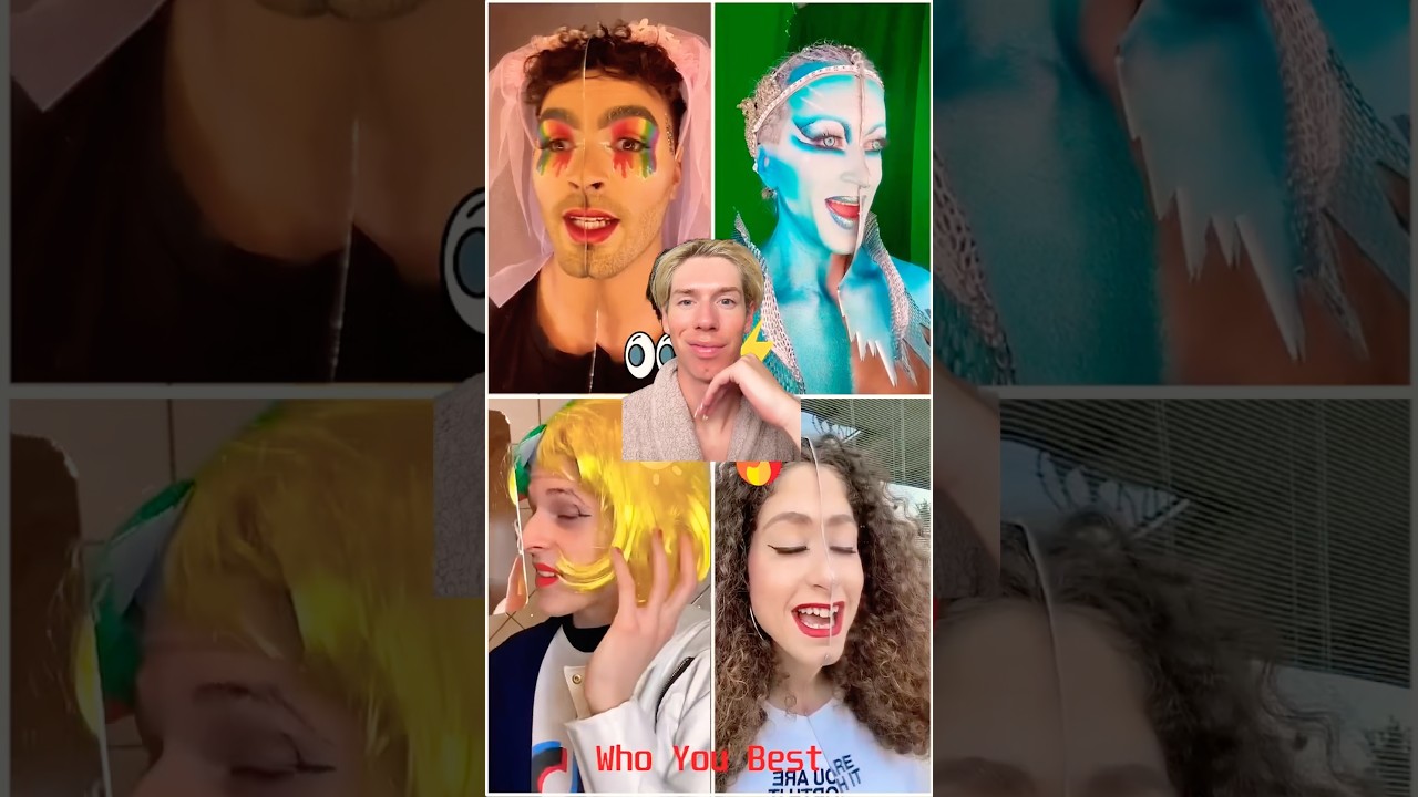 Who did the best?? #greenscreen #reaction #trending #trend #makeuptutorial #makeup #beauty #shorts