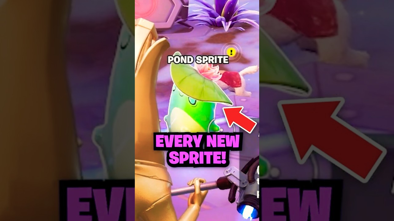EVERY *NEW* RAREST Sprite in Fortnite UPDATE! 🔥
