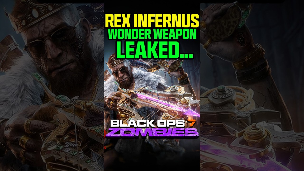 NEW Black Ops 7 Zombies "Rex Infernus" Wonder Weapon LEAKED...