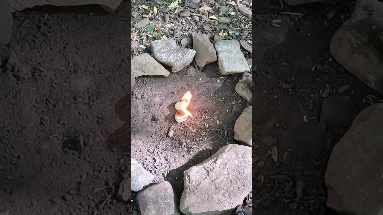Easy 2 Ingredient Fire Starter🏔️#outdoorboys #outdoors #familyfriendly #educational #outdoorcowboy