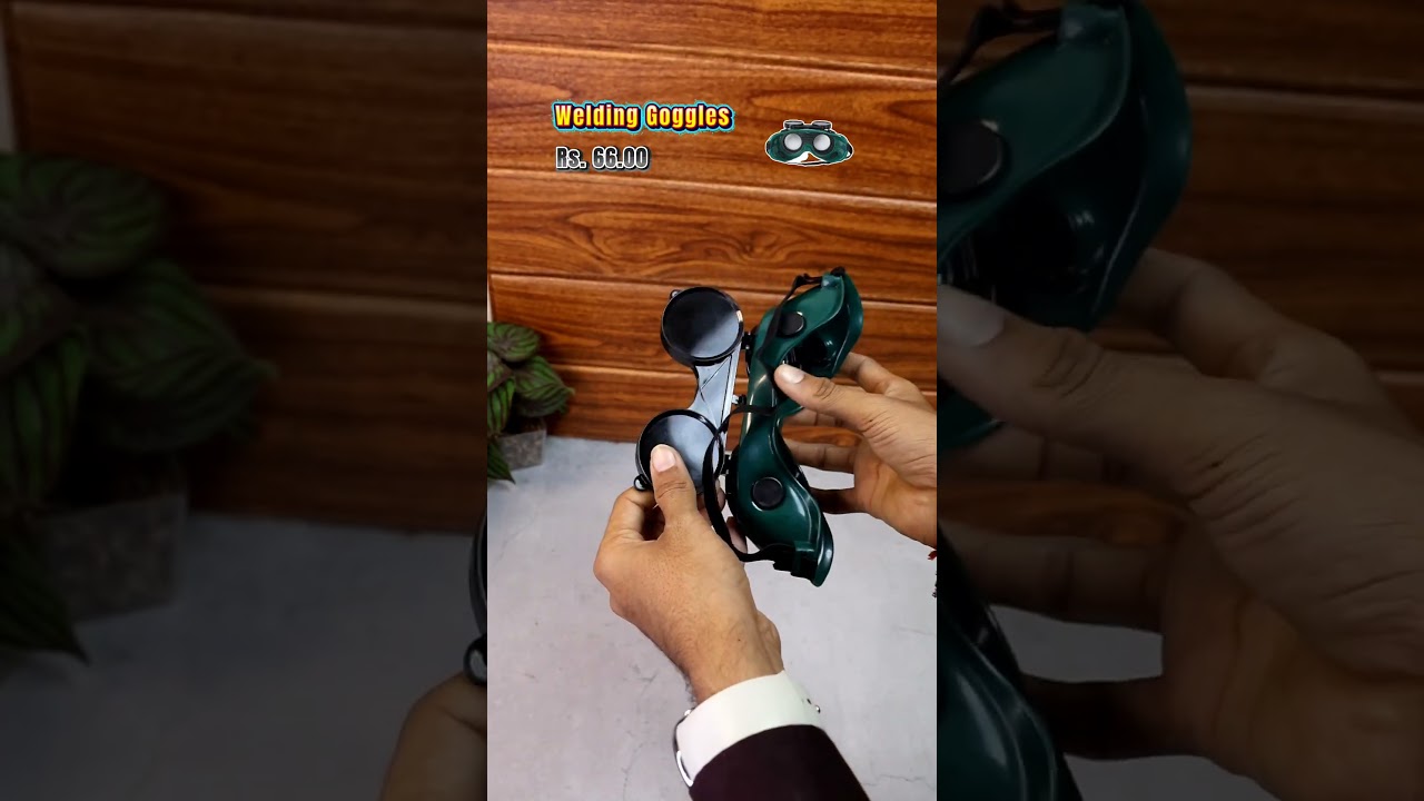 🥽 Large flip-up welding goggles ✨🛠️ SKU:0417 | ₹66 🔥👷💚#deodap_sindhi