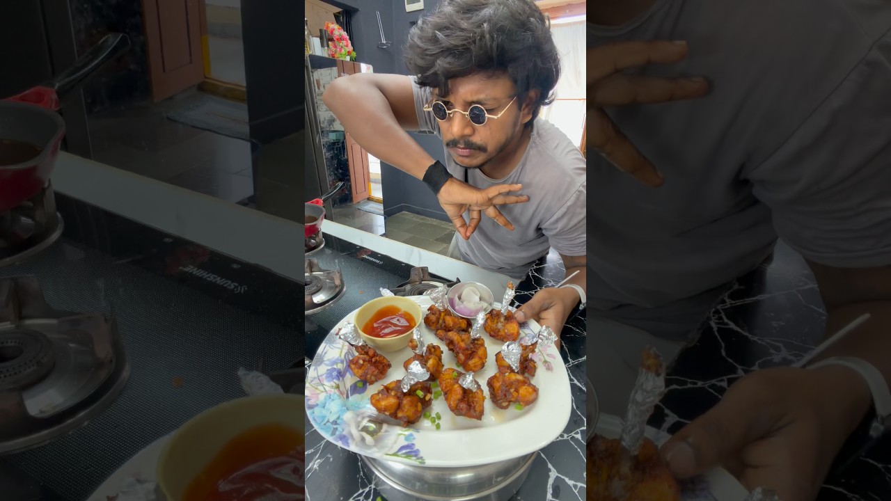 🤤 Restaurant Style Chicken Lollipop in Simple Steps #chickenlollipop #ytshorts  #telugucooking