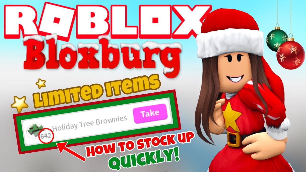 HOW TO STOCK UP ON CHRISTMAS FOOD QUICKLY! ROBLOX | Bloxburg