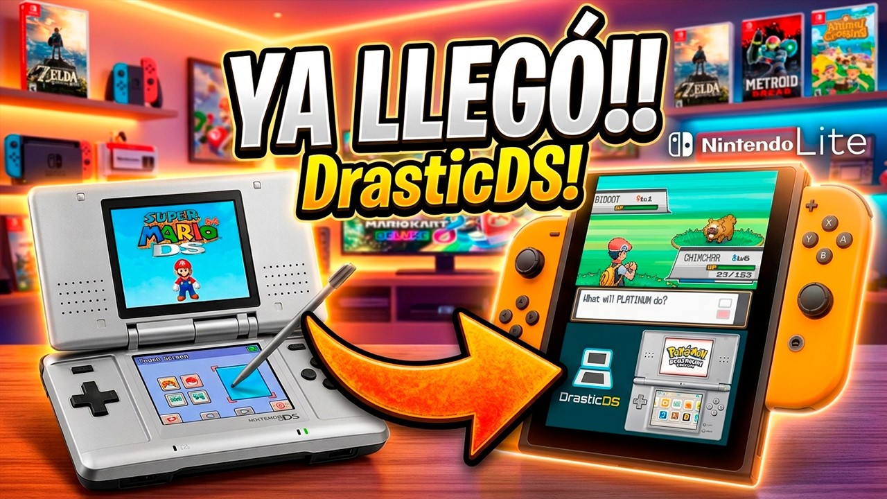 ¡Drastic DS en Switch es REAL! Noticia + primeras pruebas