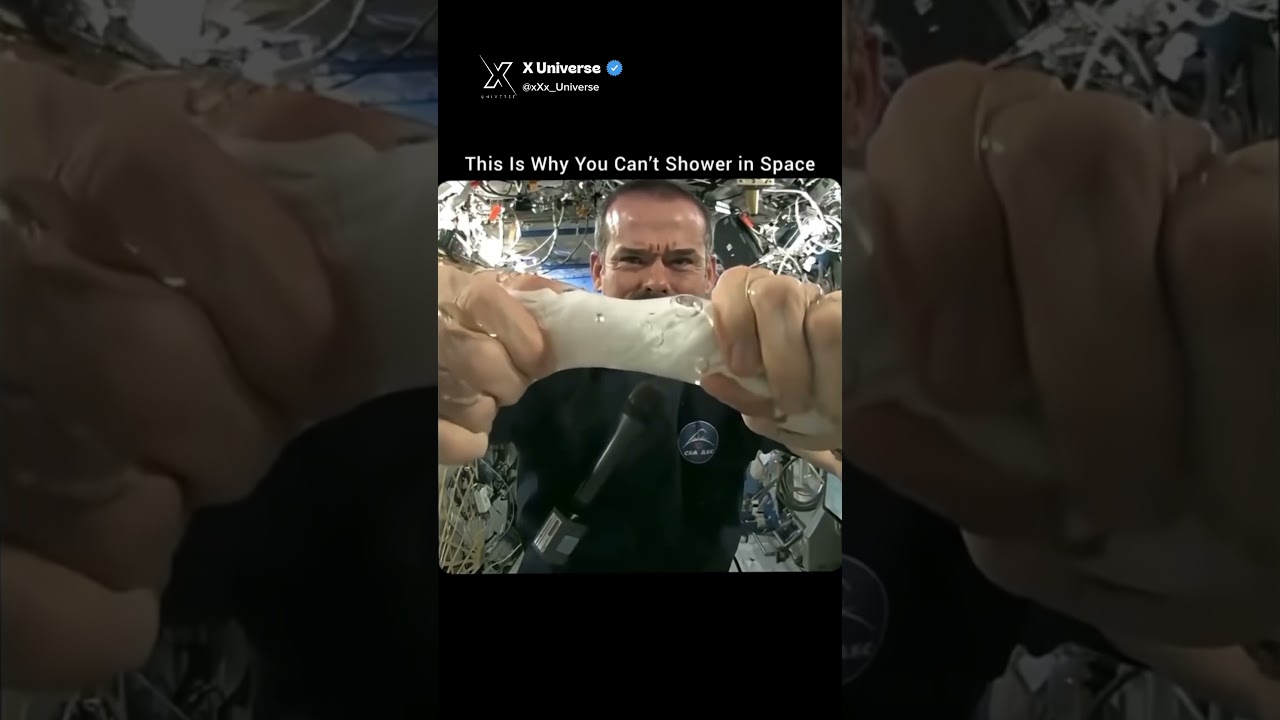 In space, water doesn't behave the way you expect #space #universe