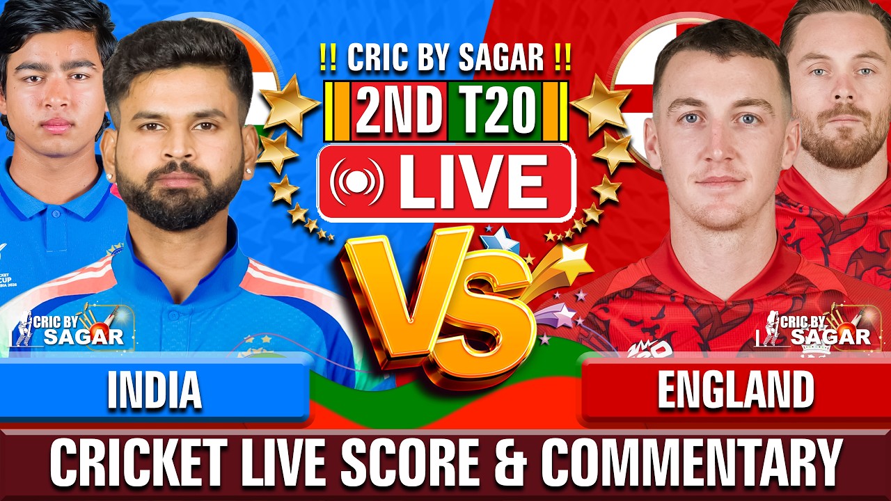 India vs England | IND vs ENG | Cricket Live Score & Commentary | 4 Jul 2026